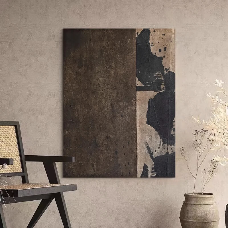 Pintura abstracta Wabi-Sabi #wbsb21e130