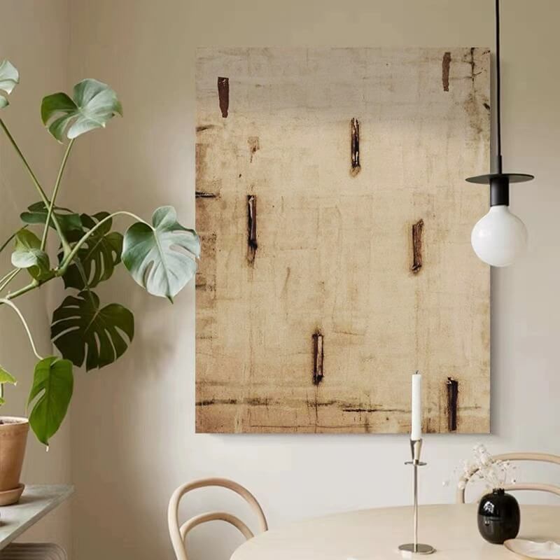 Wabi-Sabi Abstract Art Painting #wbsb21e131