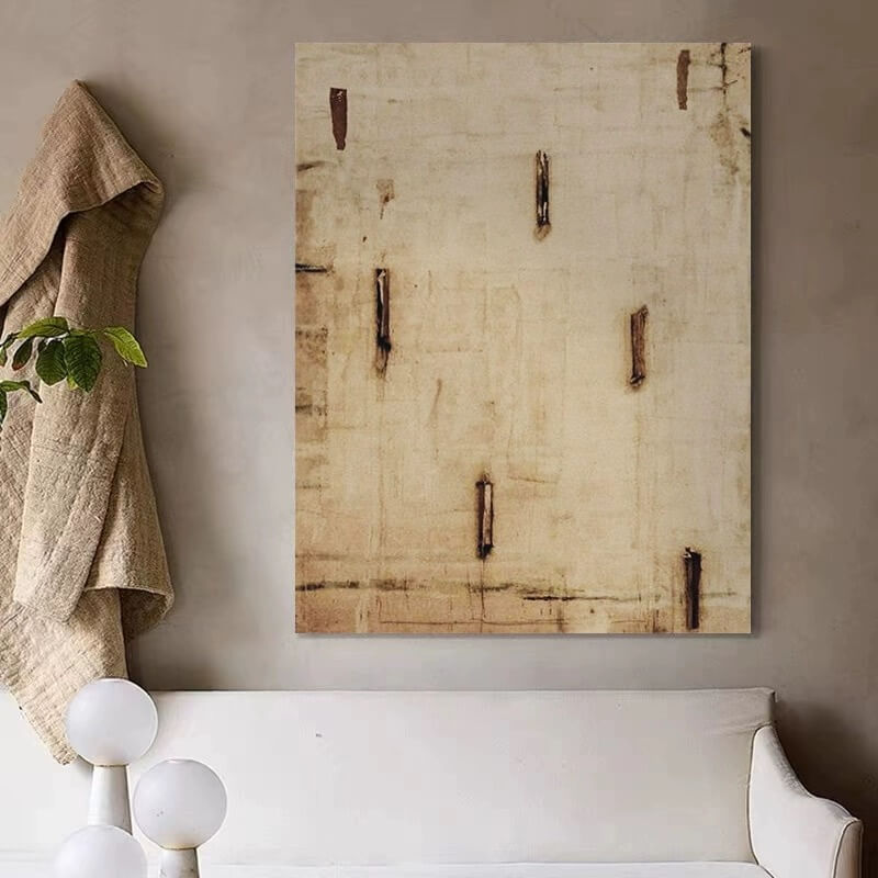 Wabi-Sabi Abstract Art Painting #wbsb21e131