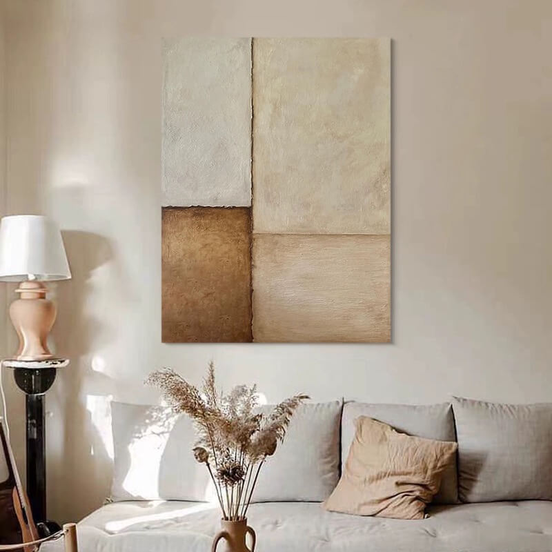 Pintura abstracta Wabi-Sabi #wbsb21e132