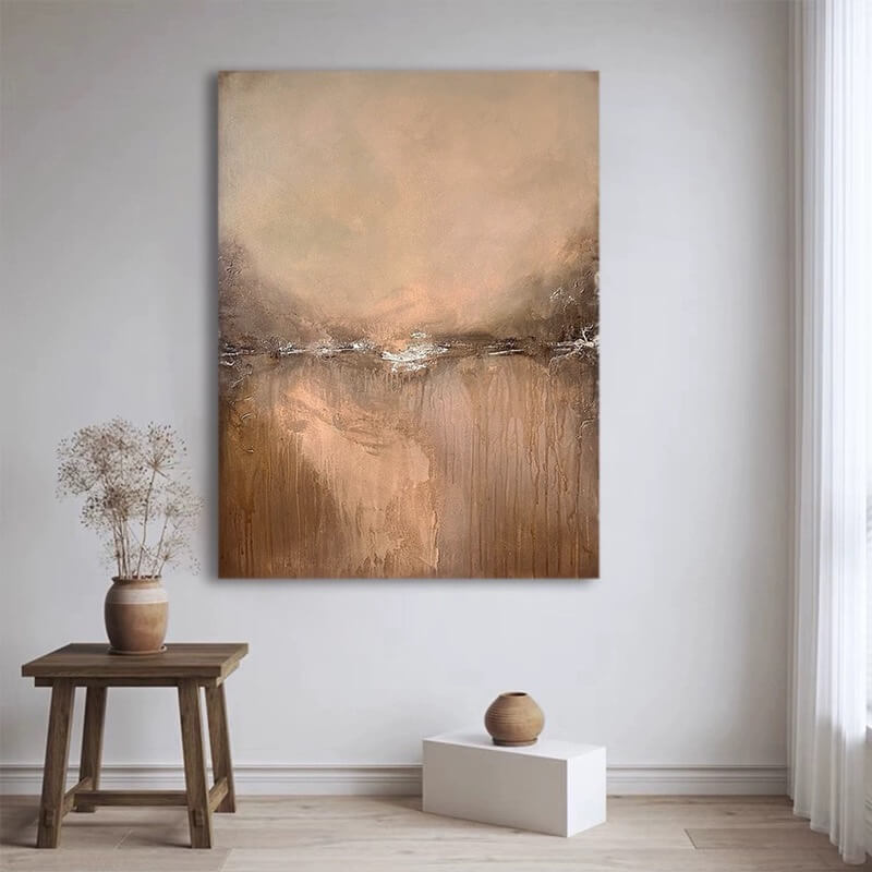 Wabi-Sabi Abstract Art Painting #wbsb21e133