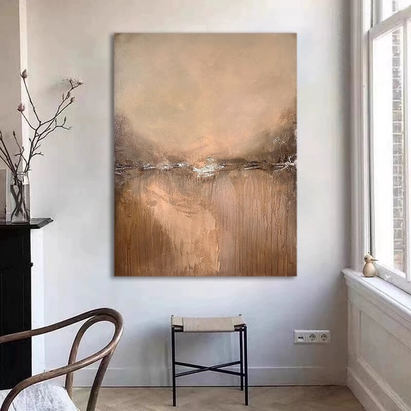 Wabi-Sabi Abstract Art Painting #wbsb21e133