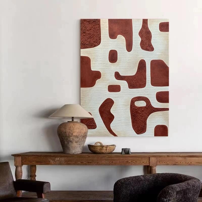 Wabi-Sabi Abstract Art Painting #wbsb21e134