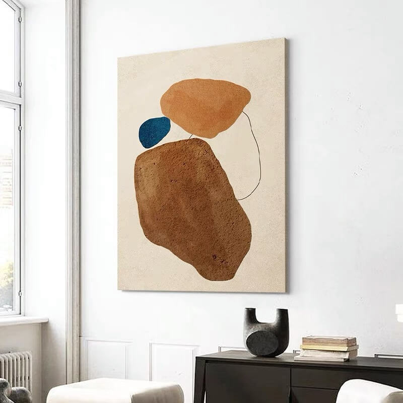 Wabi-Sabi Abstract Art Painting #wbsb21e136