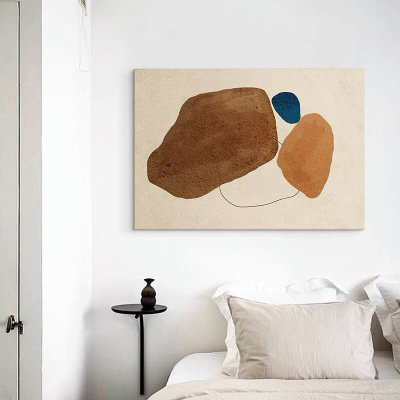 Pintura abstracta Wabi-Sabi #wbsb21e136