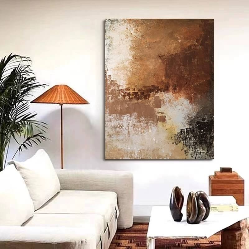 Wabi-Sabi Abstract Art Painting #wbsb21e138