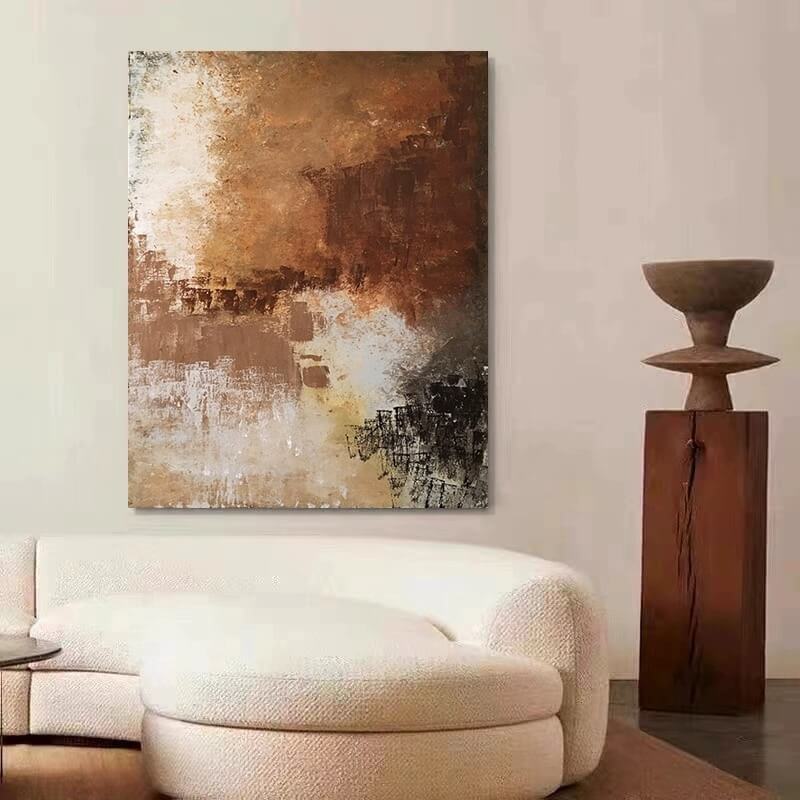 Wabi-Sabi Abstract Art Painting #wbsb21e138