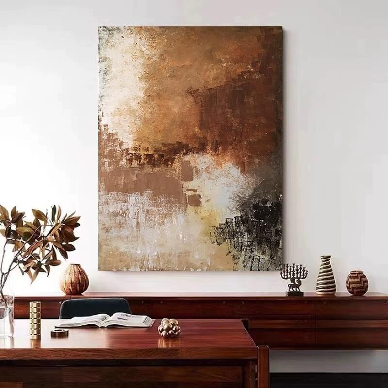 Wabi-Sabi Abstract Art Painting #wbsb21e138