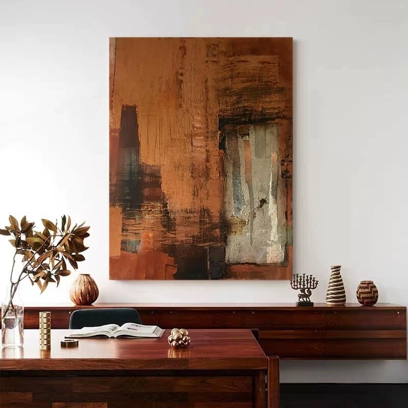 Wabi-Sabi Abstract Art Painting #wbsb21e139