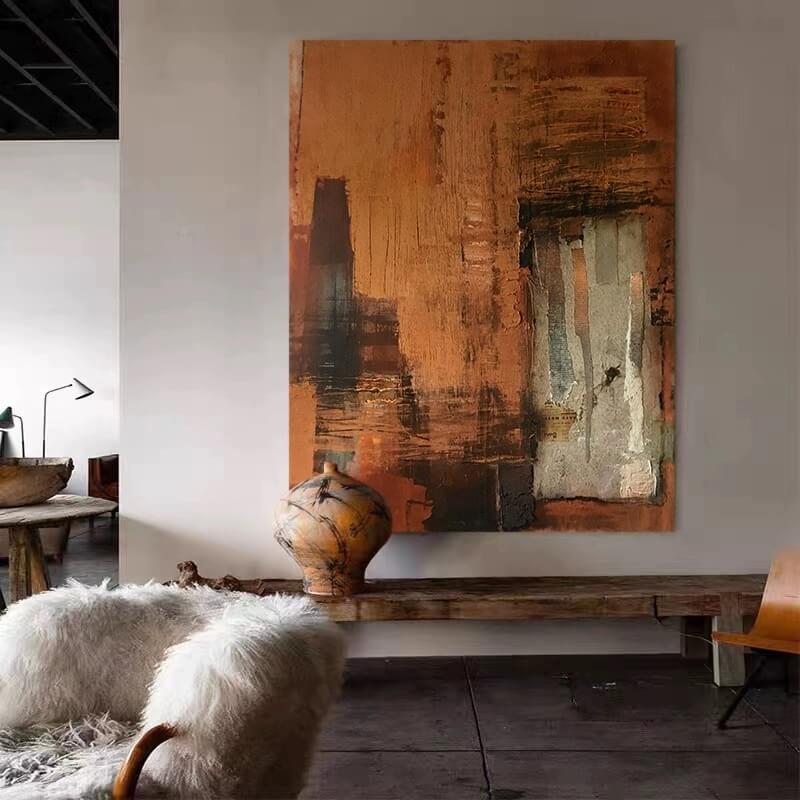 Wabi-Sabi Abstract Art Painting #wbsb21e139