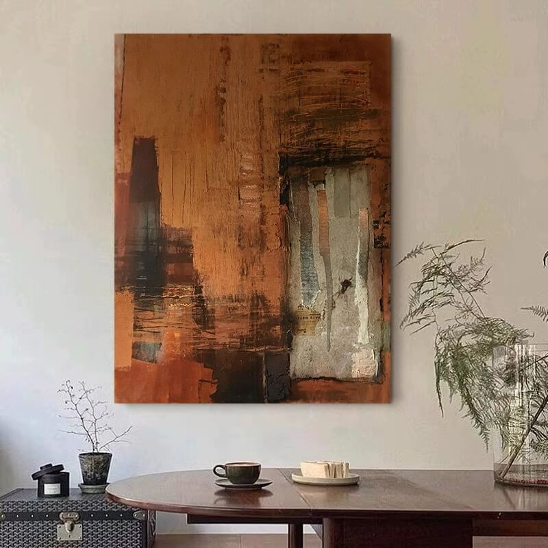 Wabi-Sabi Abstract Art Painting #wbsb21e139