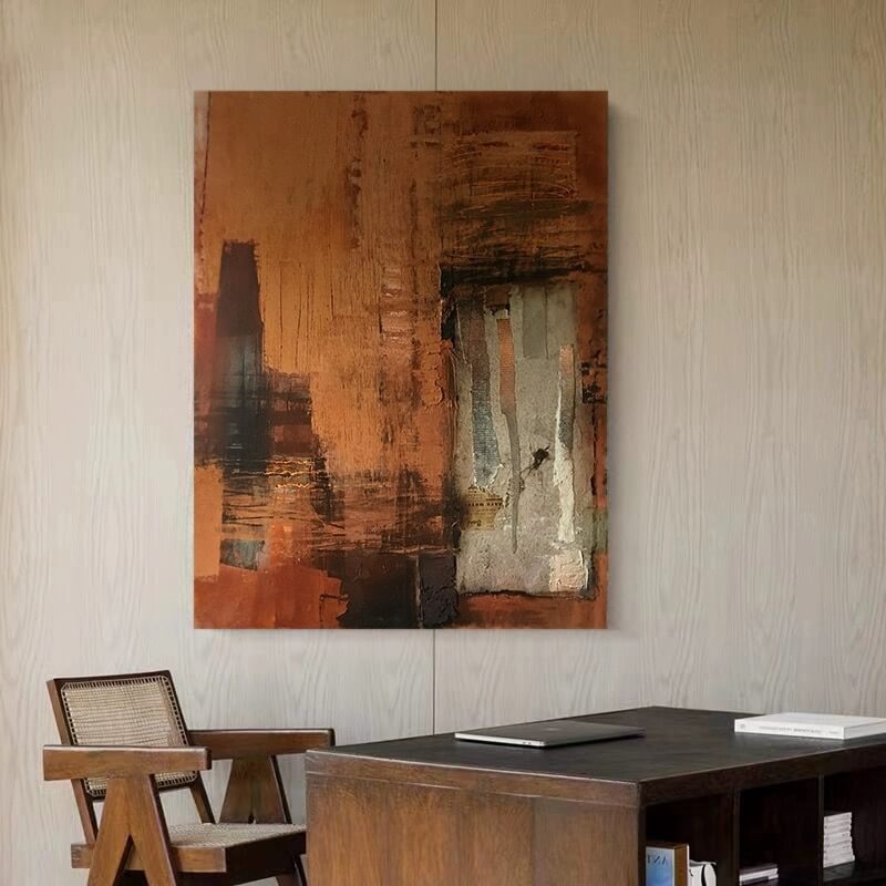 Wabi-Sabi Abstract Art Painting #wbsb21e139