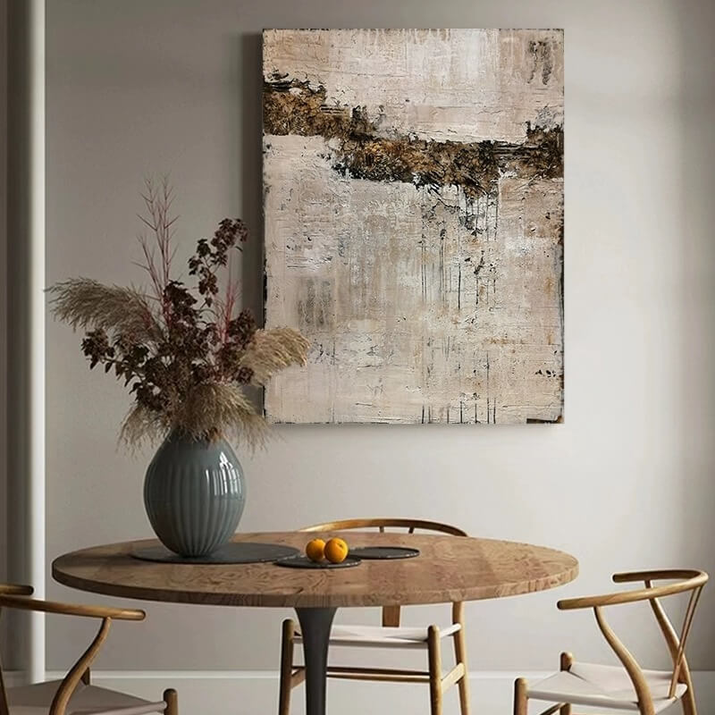 Wabi-Sabi Abstract Art Painting #wbsb21e140