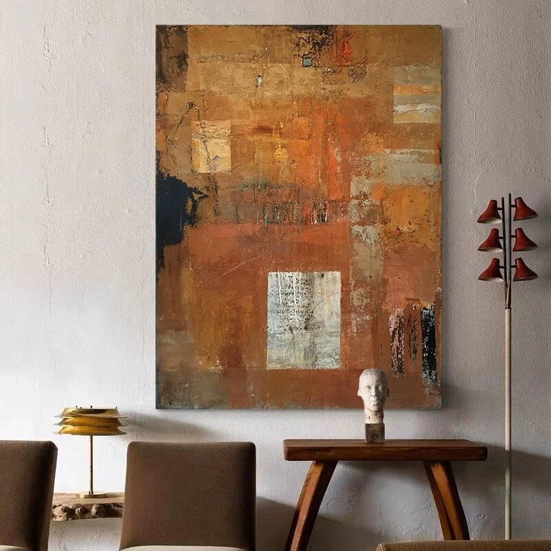 Wabi-Sabi Abstract Art Painting #wbsb21e143