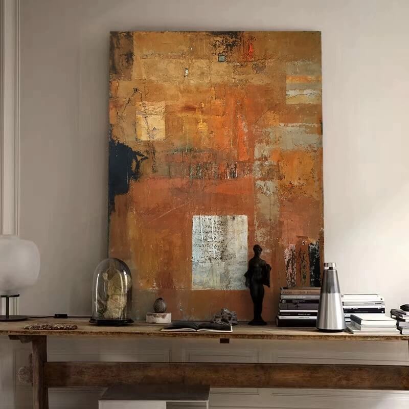 Wabi-Sabi Abstract Art Painting #wbsb21e143