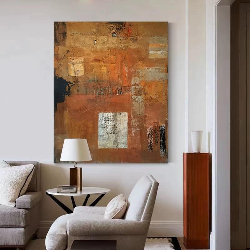 Wabi-Sabi Abstract Art Painting #wbsb21e143