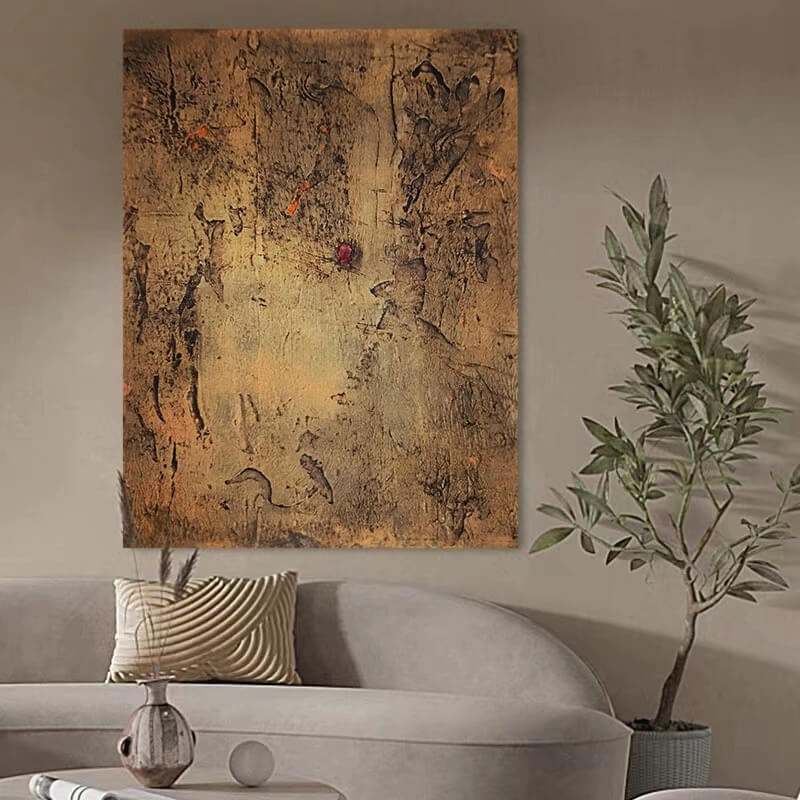 Wabi-Sabi Abstract Art Painting #wbsb21e145