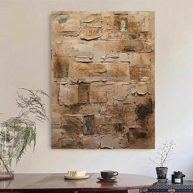 Wabi-Sabi Abstract Art Painting #wbsb21e155