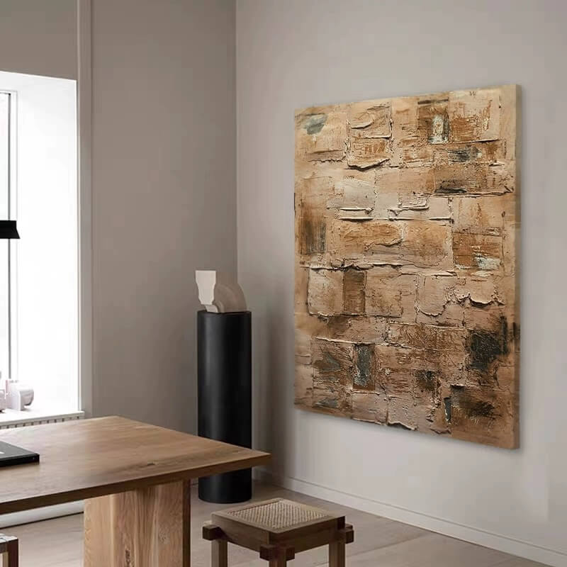 Wabi-Sabi Abstract Art Painting #wbsb21e155