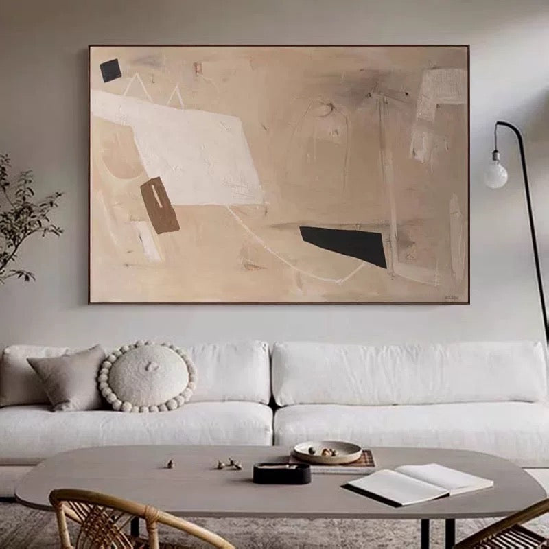 Wabi-Sabi Abstract Art Painting #WBSB21e15