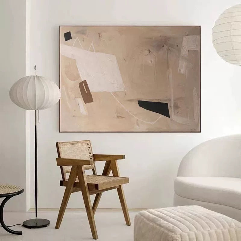 Wabi-Sabi Abstract Art Painting #WBSB21e15