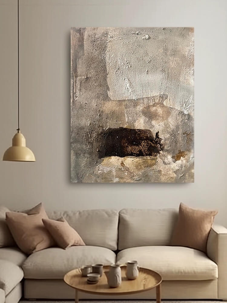 Wabi-Sabi Abstract Art Painting #wbsb21e160