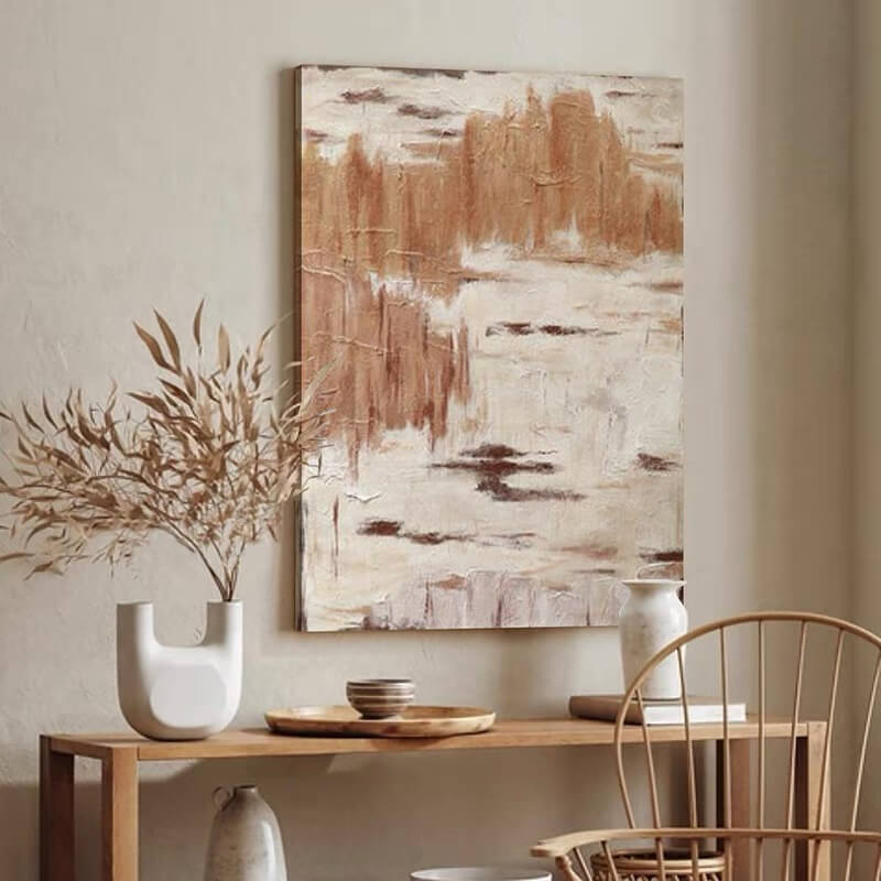 Wabi-Sabi Abstract Art Painting #wbsb21e165