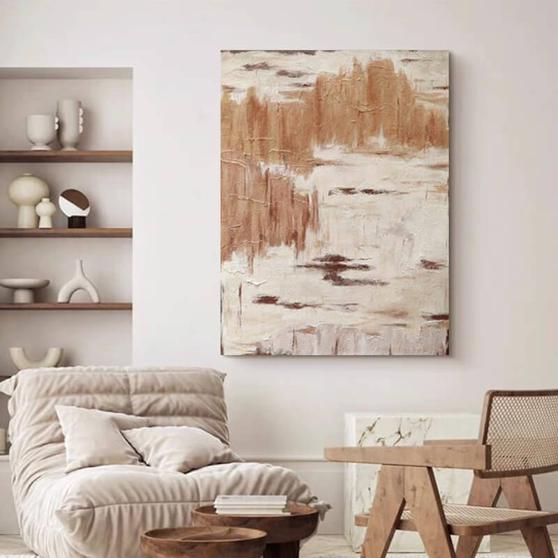 Wabi-Sabi Abstract Art Painting #wbsb21e165