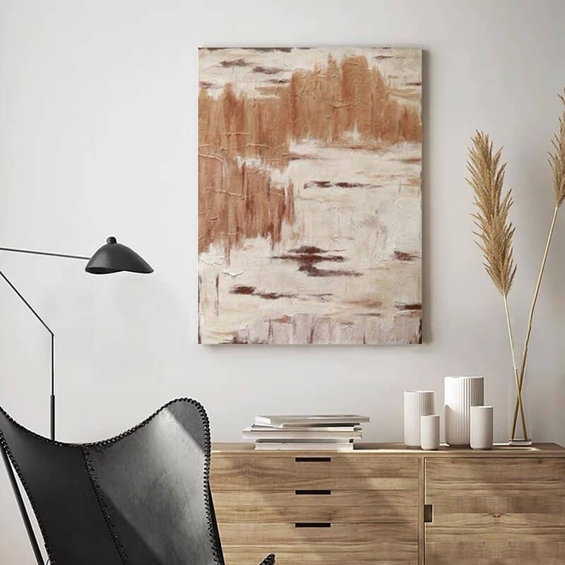 Wabi-Sabi Abstract Art Painting #wbsb21e165