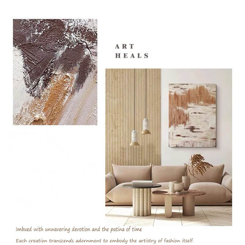 Wabi-Sabi Abstract Art Painting #wbsb21e165