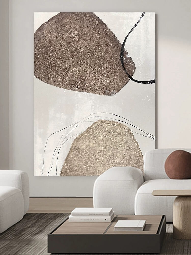 Wabi-Sabi Abstract Art Painting #wbsb21e168