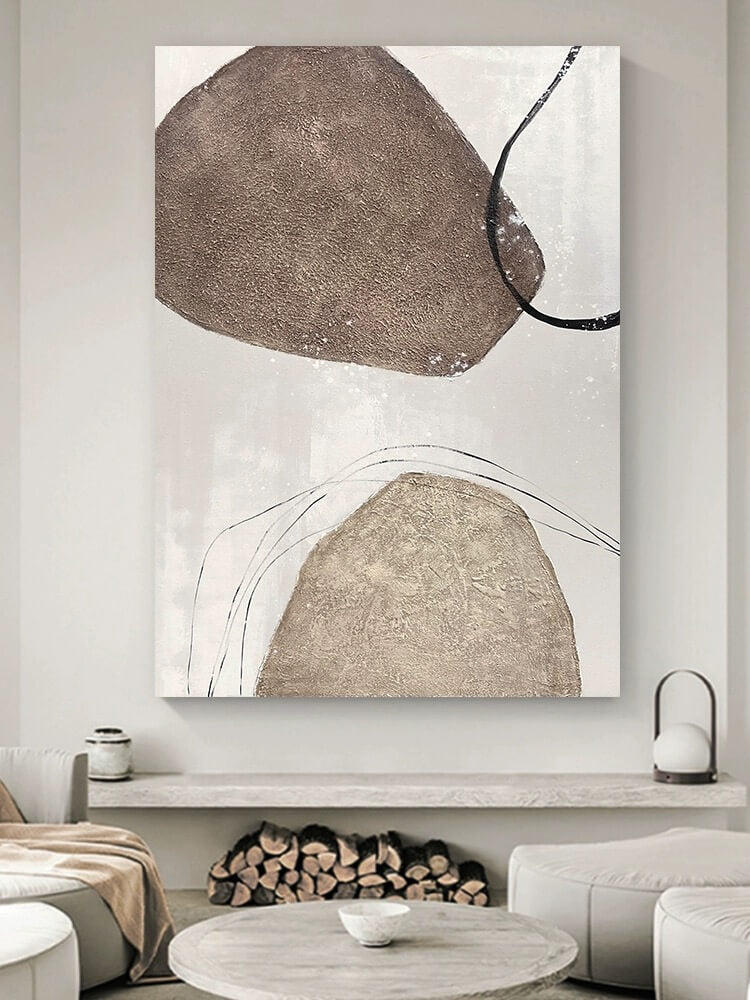 Wabi-Sabi Abstract Art Painting #wbsb21e168