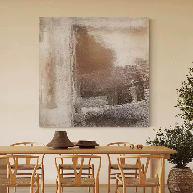 Wabi-Sabi Abstract Art Painting #wbsb21e173