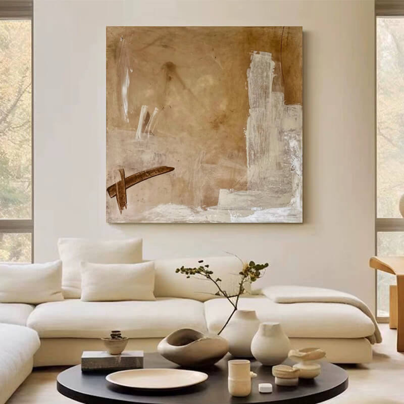 Wabi-Sabi Abstract Art Painting #wbsb21e174