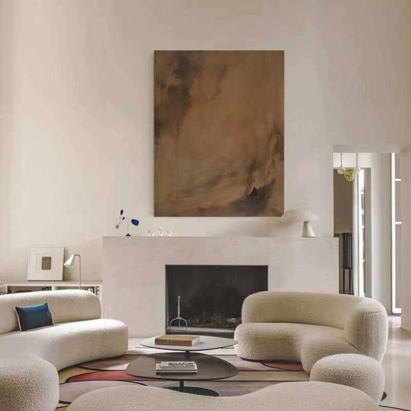 Wabi-Sabi Abstract Art Painting #wbsb21e178