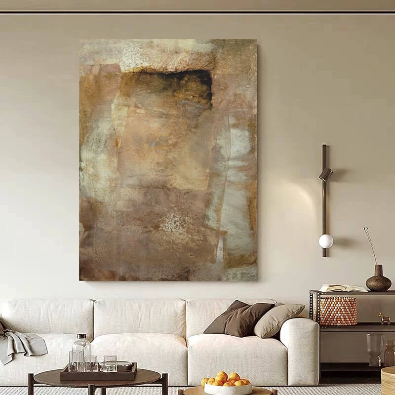 Wabi-Sabi Abstract Art Painting #wbsb21e179