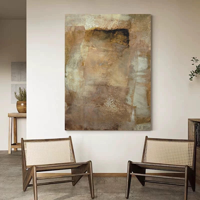 Wabi-Sabi Abstract Art Painting #wbsb21e179