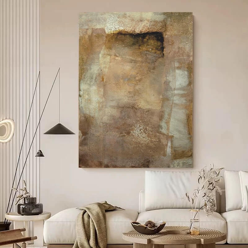 Wabi-Sabi Abstract Art Painting #wbsb21e179