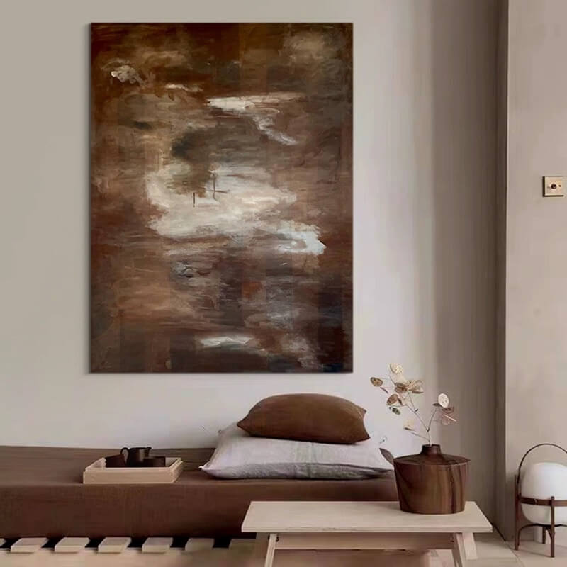 Wabi-Sabi Abstract Art Painting #wbsb21e185