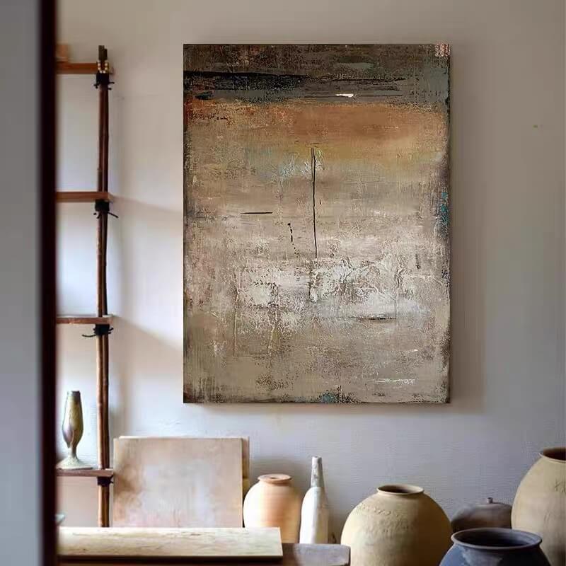 Wabi-Sabi Abstract Art Painting #wbsb21e186