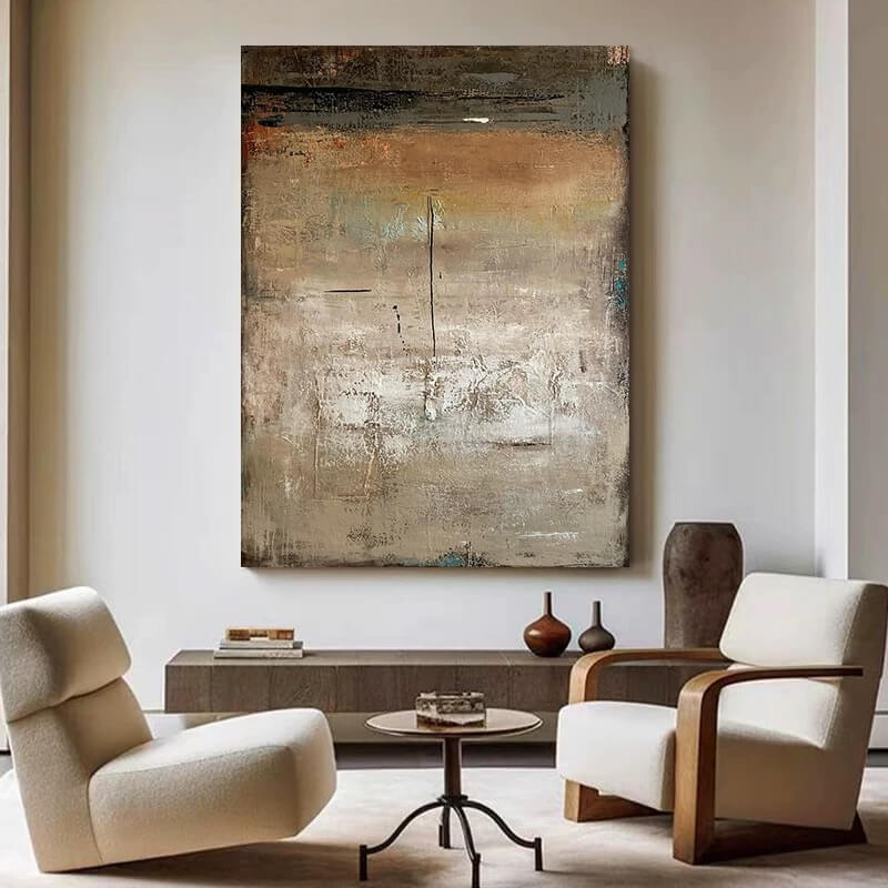 Wabi-Sabi Abstract Art Painting #wbsb21e186