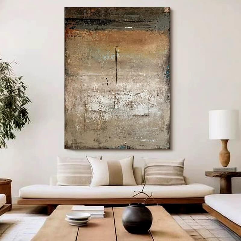 Wabi-Sabi Abstract Art Painting #wbsb21e186