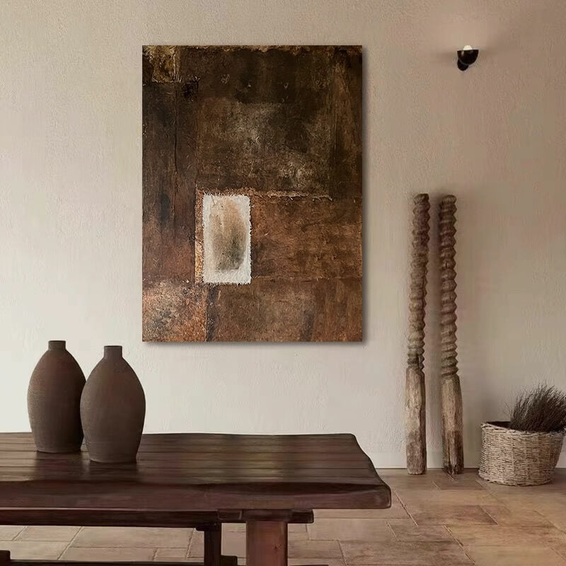 Wabi-Sabi Abstract Art Painting #wbsb21e189