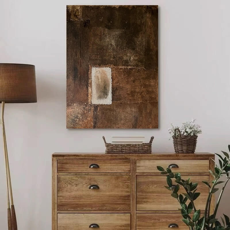 Wabi-Sabi Abstract Art Painting #wbsb21e189