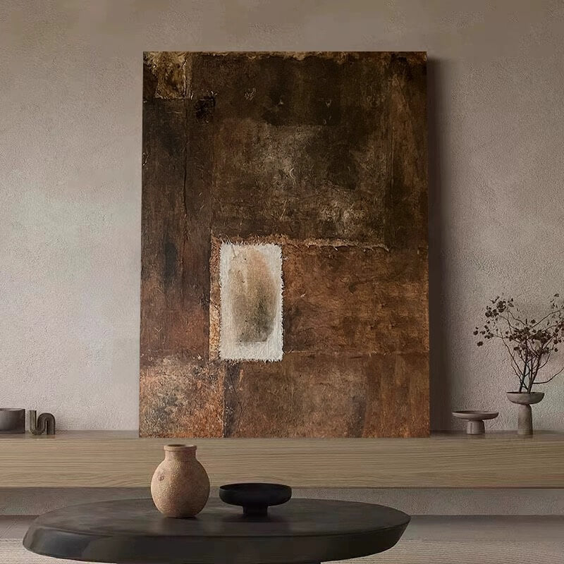 Wabi-Sabi Abstract Art Painting #wbsb21e189