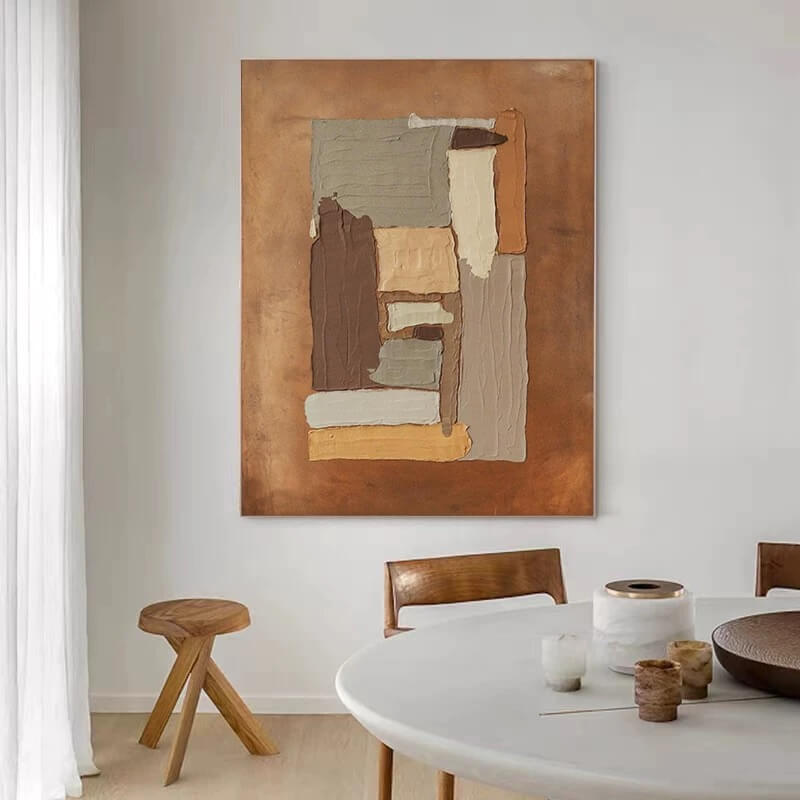 Wabi-Sabi Abstract Art Painting #wbsb21e193