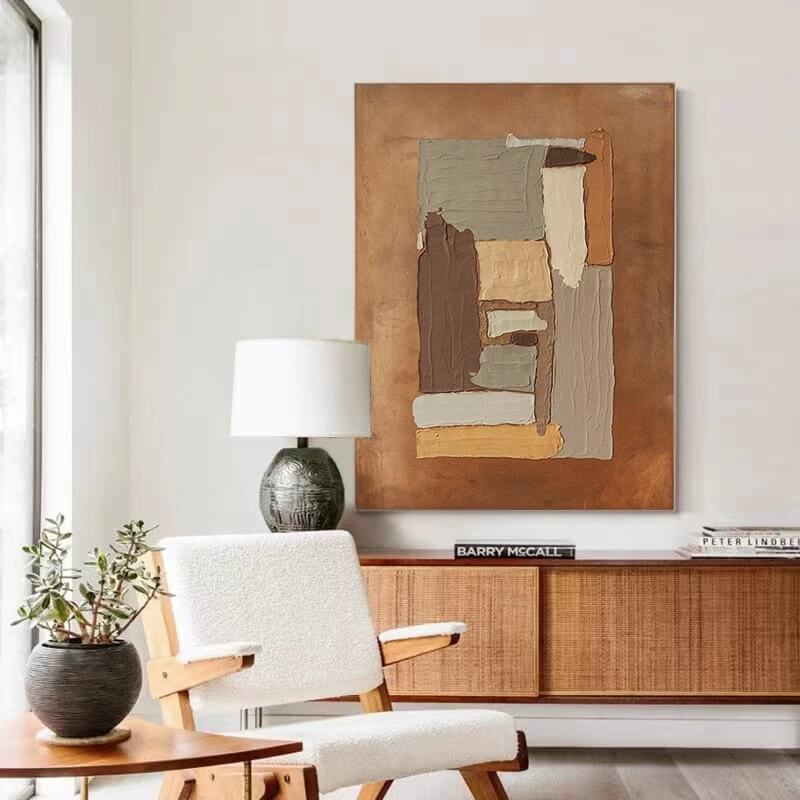 Wabi-Sabi Abstract Art Painting #wbsb21e193