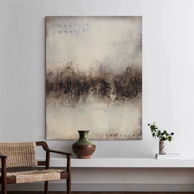 Wabi-Sabi Abstract Art Painting #wbsb21e39