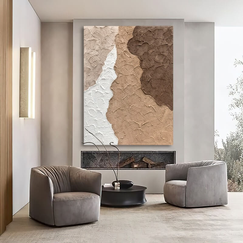 Wabi-Sabi Abstract Art Painting #wbsb21e45