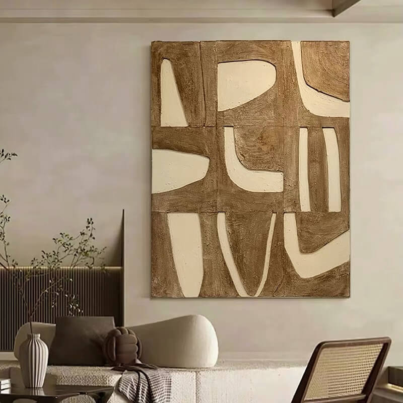 Wabi-Sabi Abstract Art Painting #wbsb21e47